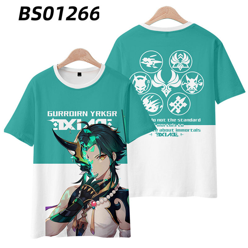 Unisex Game Cos 3d Summer Short Sleeve T-Shirt