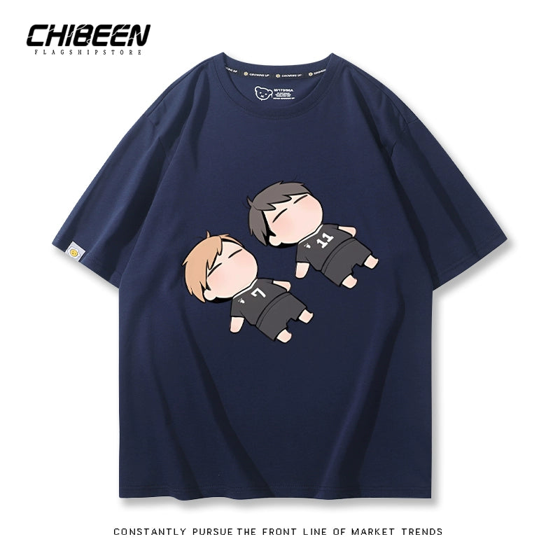 Unisex Anime Pattern Short Sleeve T-Shirt