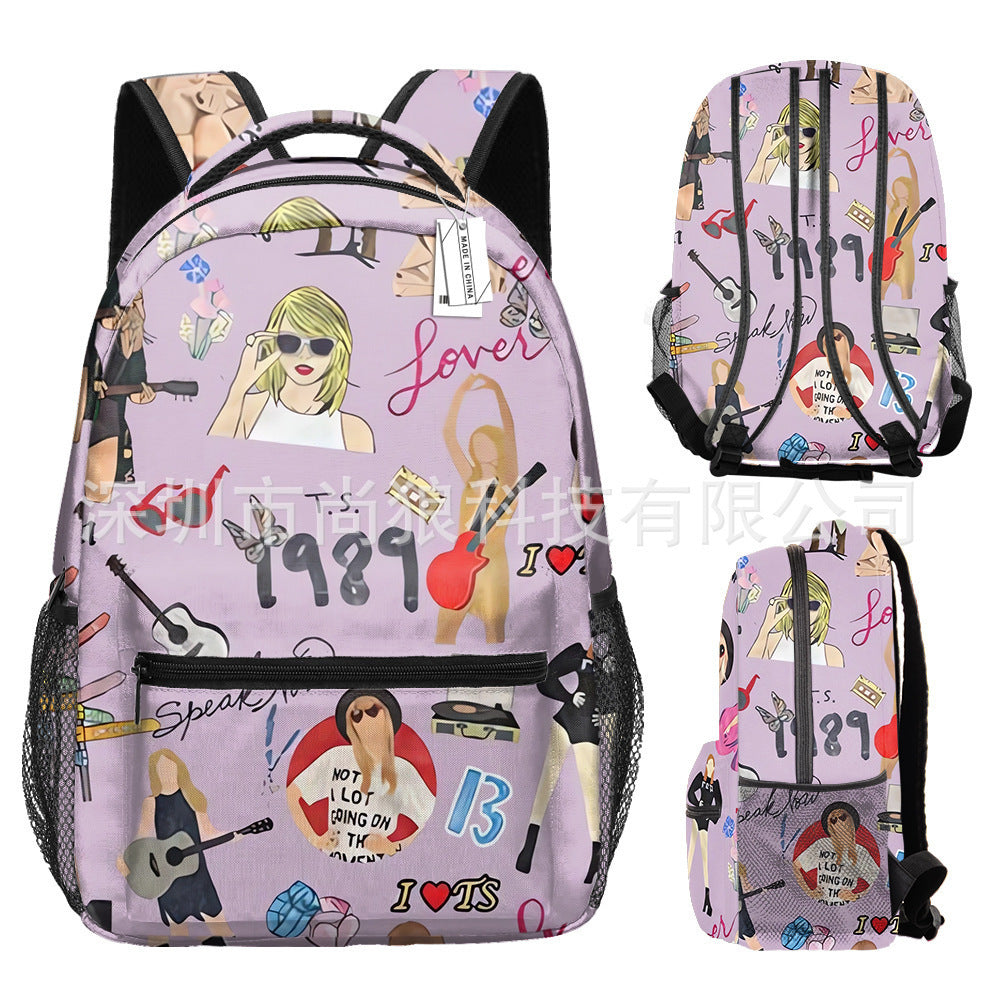 Children's Taylor Full Print School Backpack