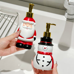 Santa Claus Hand Sanitizer Pressing Bottle Decoration