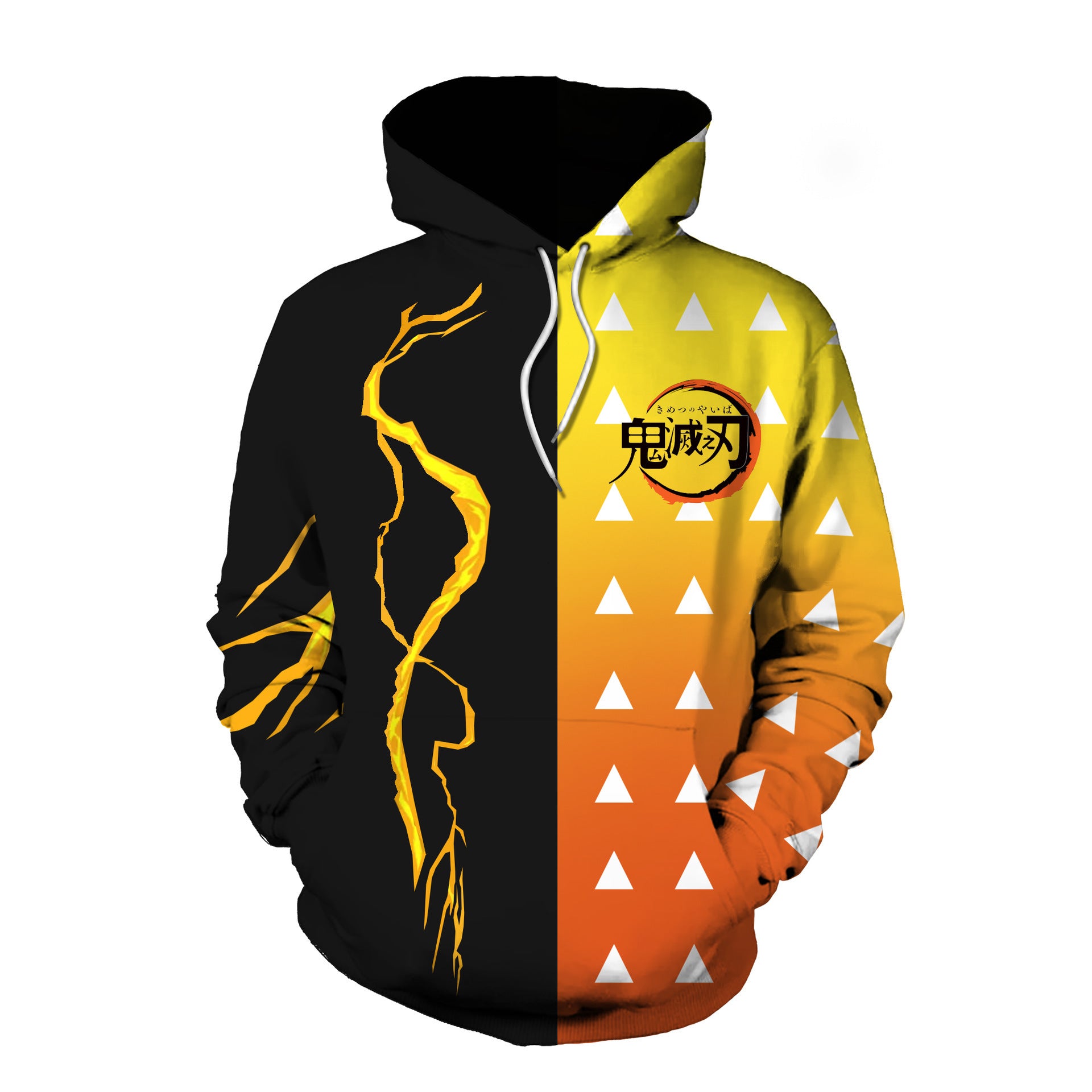 Unisex Anime Digital Print Sports Hoodie