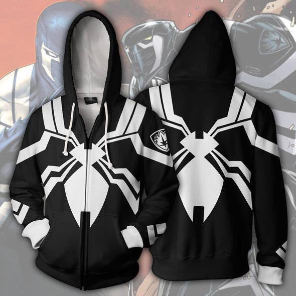 Unisex Comic Spider 3D Printed Cosplay Hoodie