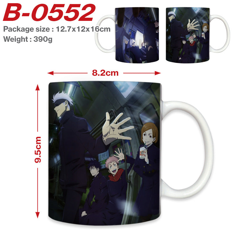 Creative Anime Print Ceramic Coffee Mug