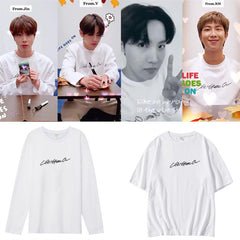 Casual Kpop Life Goes on Short Sleeve T-Shirt