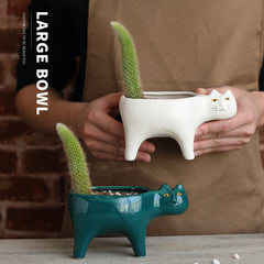 Cat Planter Pot