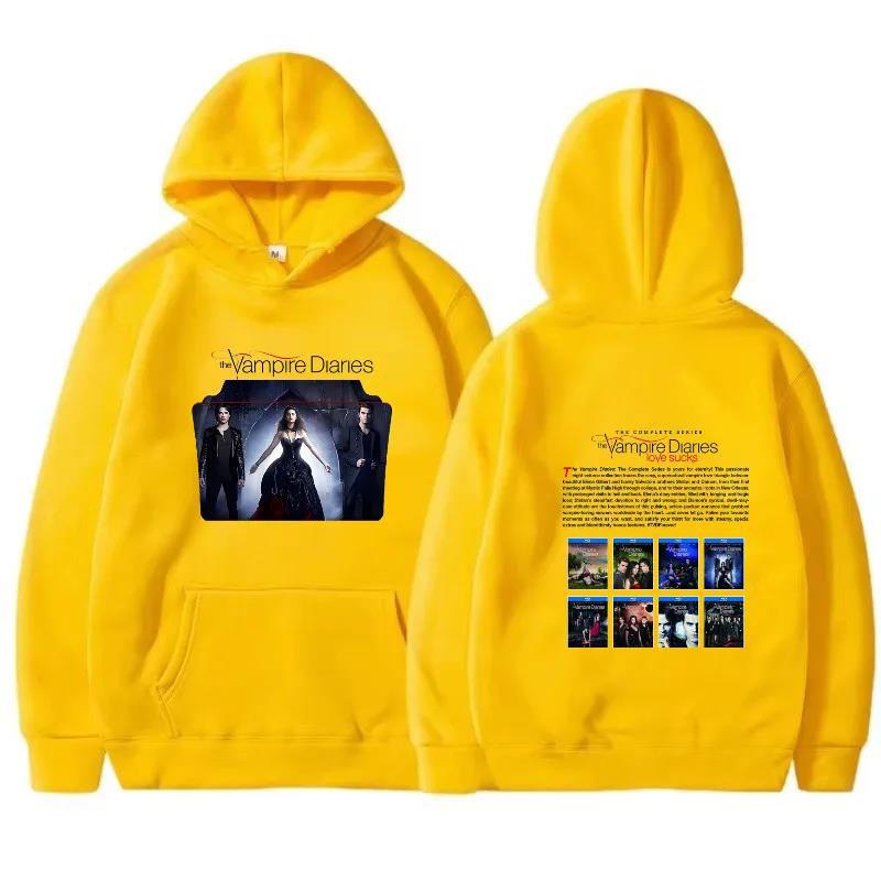 Unisex Tvd Pattern Pullover Hoodie