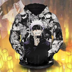 Unisex Cool 3D Anime Cosplay Pullover Hoodie