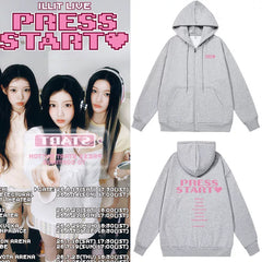 Live 'Press Start♥︎' Concert Tour Zip-Up Hoodie