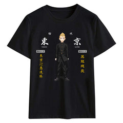 Unisex Anime Tokyo Graphic Print T-shirt