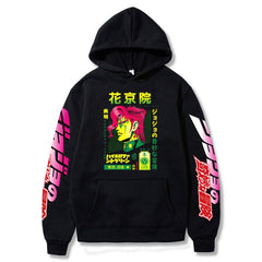 Men's JOJO Anime Pattern Loose Hoodie