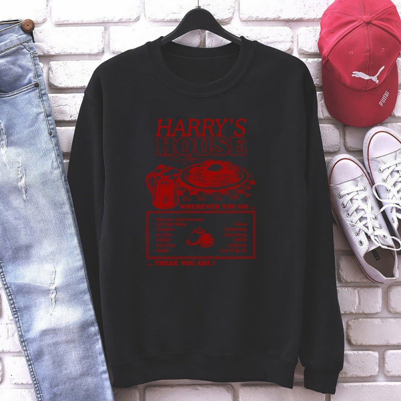 Lovely Girls Harry's House Print Casual Sweatshirt