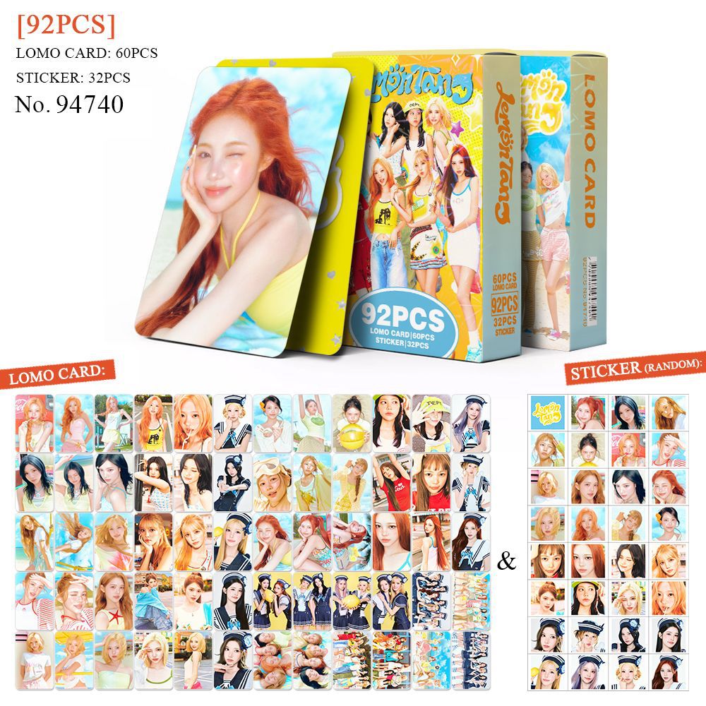 60pcs H2H Lemon Tang Photocard Sticker Collection