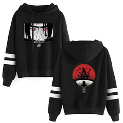 Trendy Anime Itachi Long-sleeved Striped Hoodie