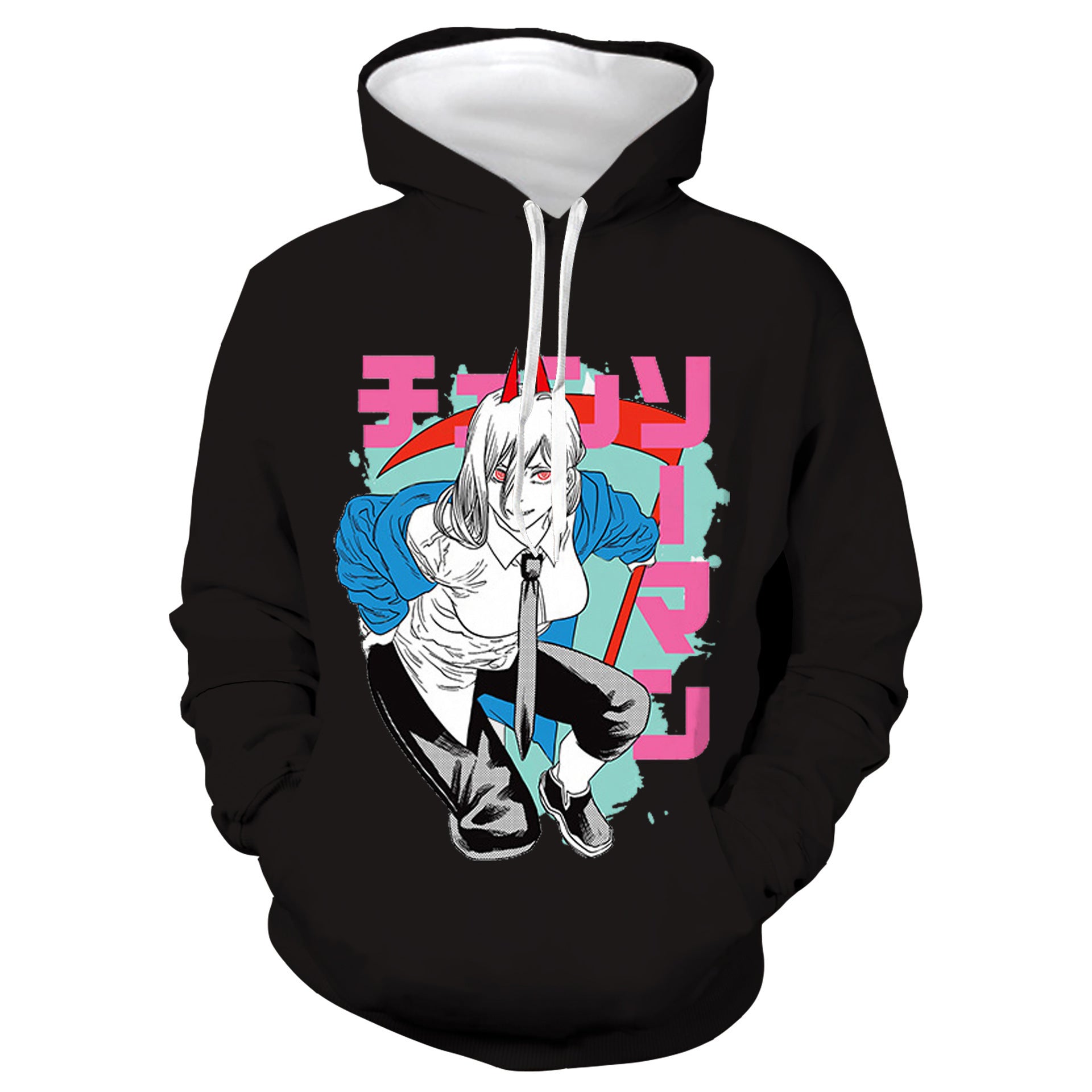 Men's Anime Digital Print Cosplay Hoodie