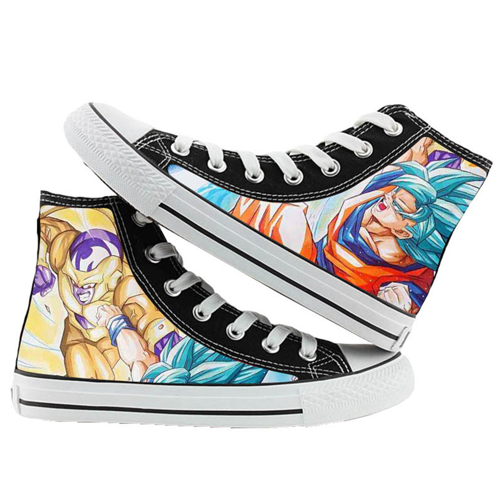 Casual Anime Printed High-top Canvas Shoes