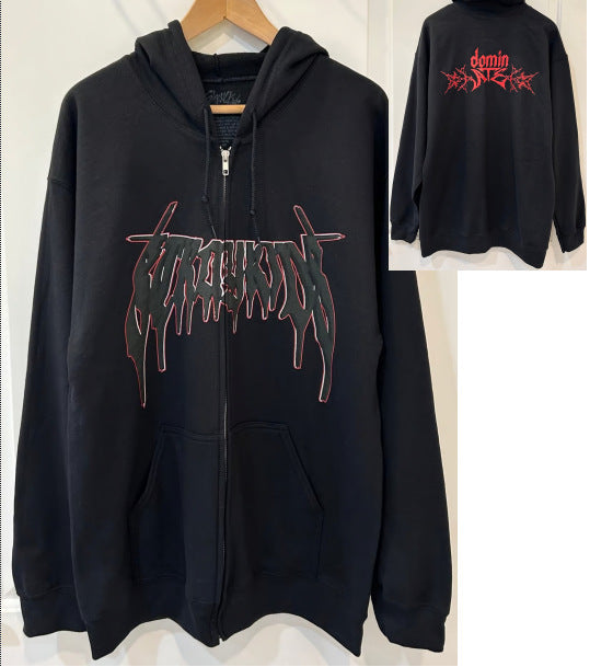 SKZ Logo Women's Casual Zipper Coat