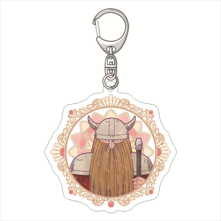 Trendy Anime Acrylic Keychain Pendant