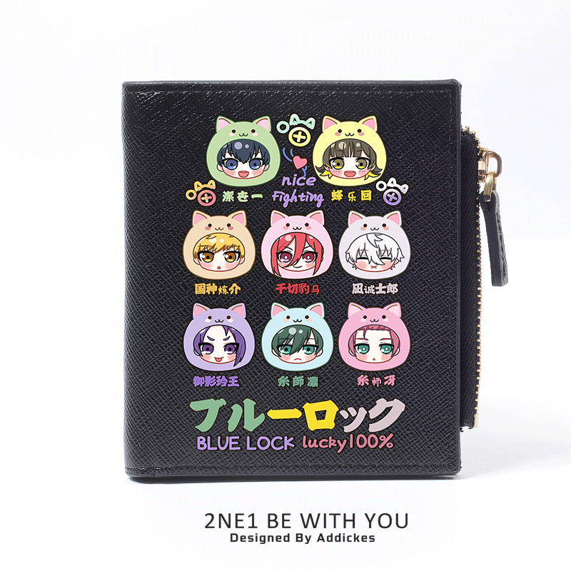 Manga Anime PU Zipper Wallet