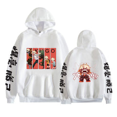 Unisex Anime Bakugo Printed Casual Hoodie