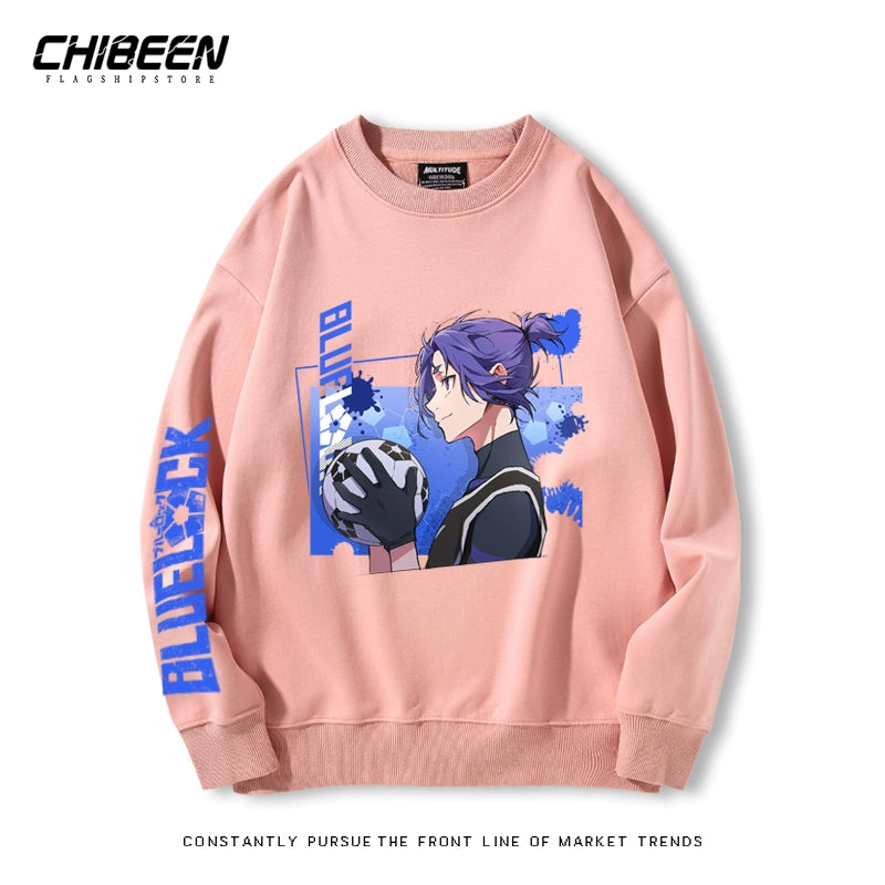 Cute Anime Graphic Crew Neck Sweatshirt
