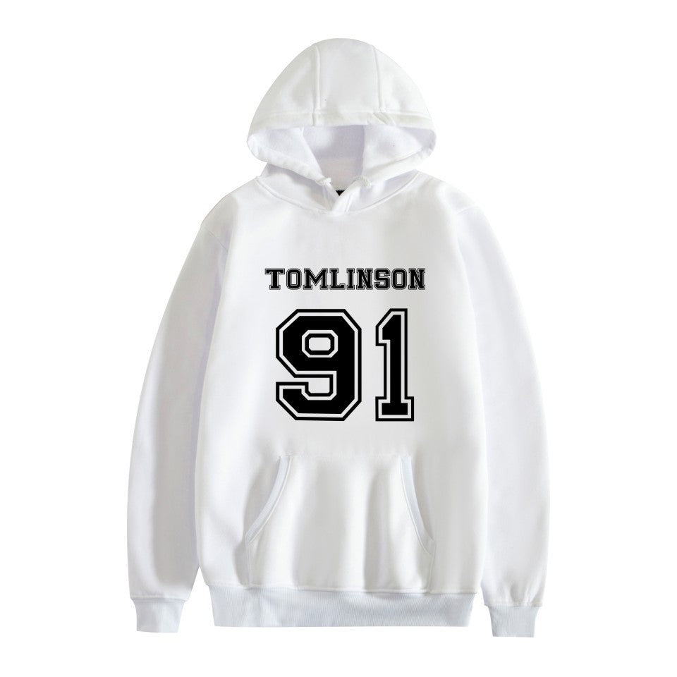 Unisex Louis Graphic Loose Pullover Hoodie