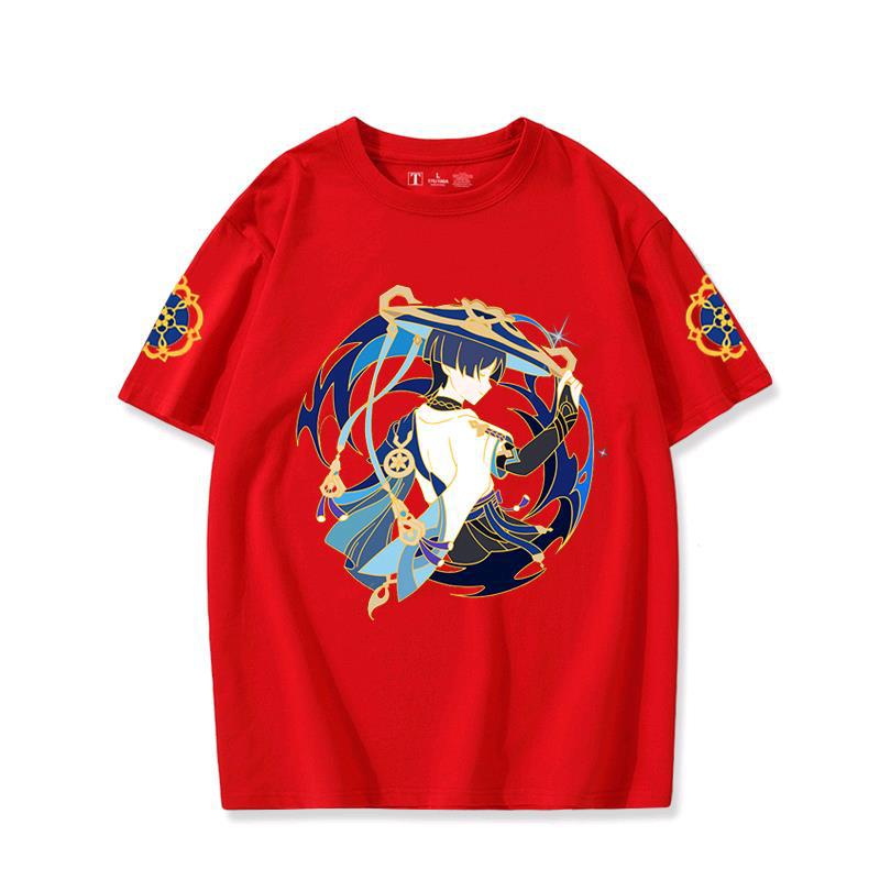 Unisex Game Scaramouche Cotton Short-sleeved T-shirt