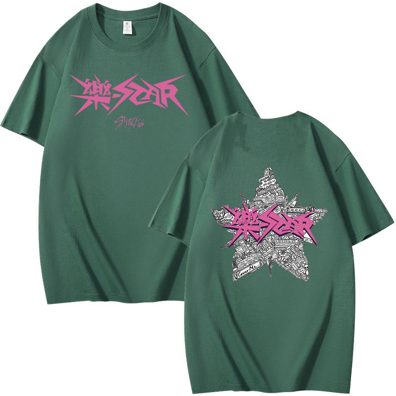 Dominate Print Summer Short Sleeve T-shirt