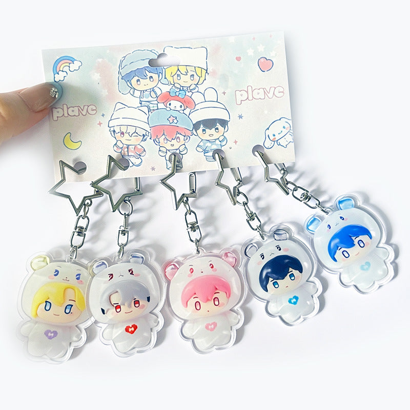 PLAVE Acrylic Keyring Set