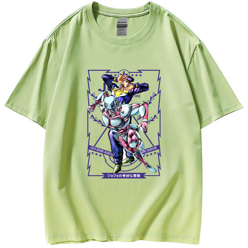 Unisex Jojo Graphic Print Loose T-shirt