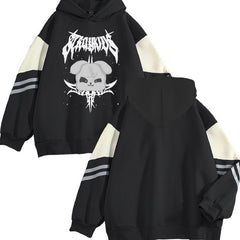 KPOP DominATE Pattern Color Block Hoodie