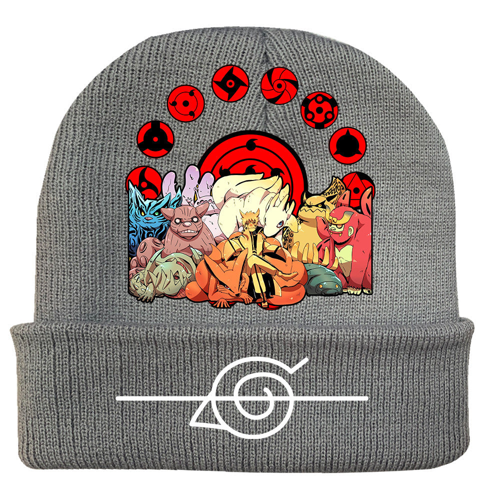 Casual Anime Printed Beanie