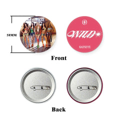 KATSEYE WILD Badge Pin 2pcs