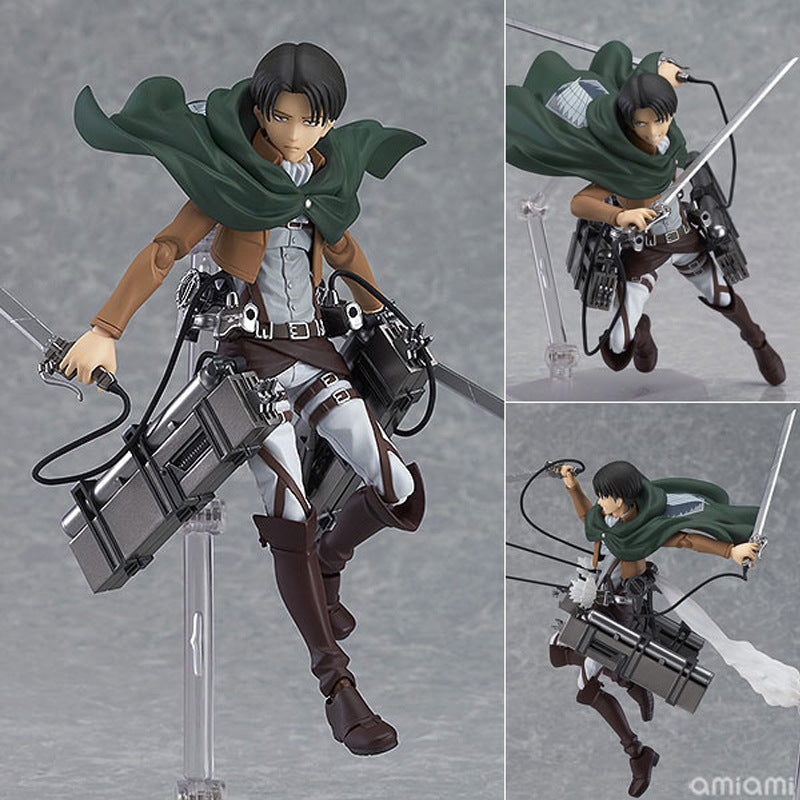 Eren Mikasa Figure Movable Doll