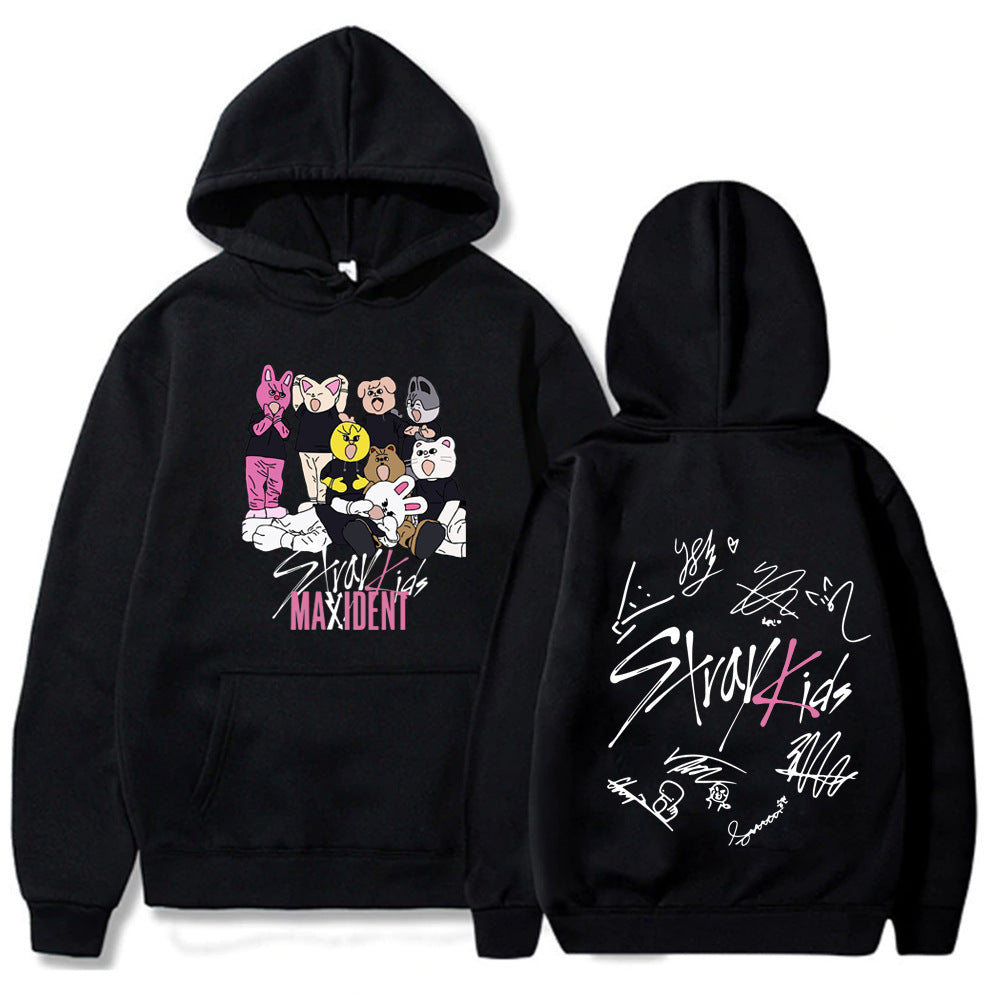 Men's and Women's SKZ MAXIDENT Print Hoodie
