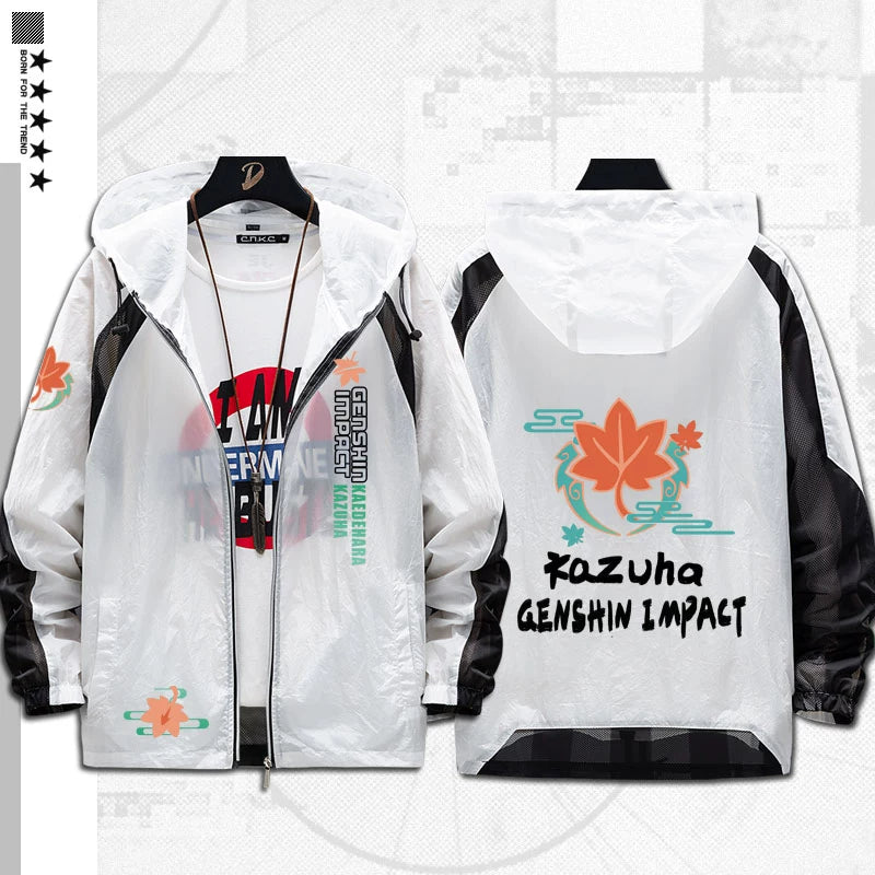 Unisex Game Logo Print Sunscreen Jacket