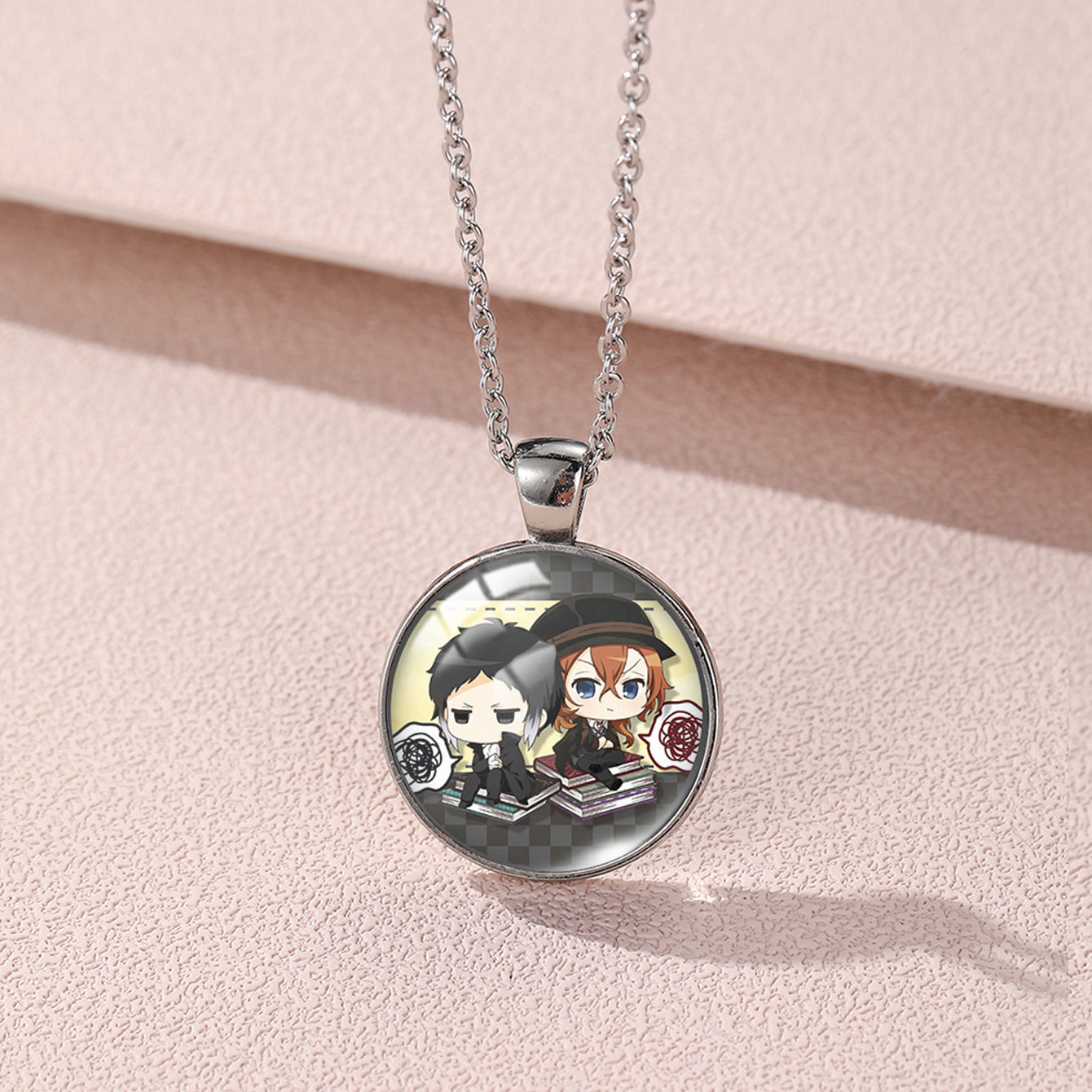 Anime Time Gem Necklace