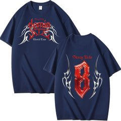 KPOP Dominate Print Summer Short Sleeve T-Shirt