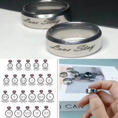 Love STAY Letter Ring
