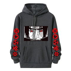 Unisex Anime Graphic Print Casual Hoodie