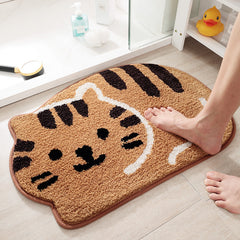 Happy Cat Rug Bath Mat