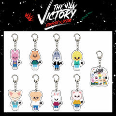 SKZ Cute Acrylic Backpack Pendant Keychain