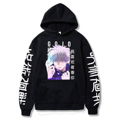 Unisex Gojo Anime Loose Casual Hoodie