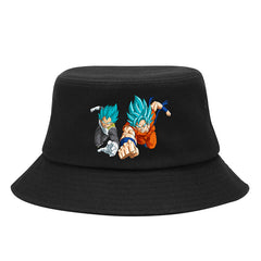 Trendy Goku Anime Print Bucket Hat