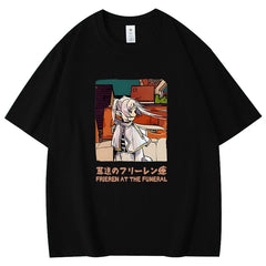 Women's Anime Cotton Short-sleeved T-shirt