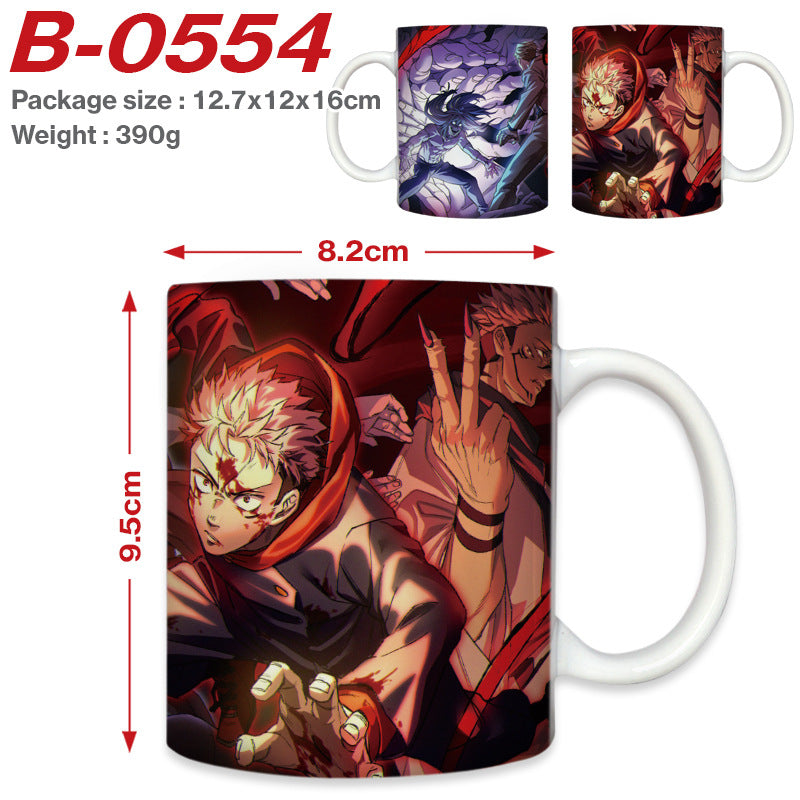 Creative Anime Print Ceramic Coffee Mug