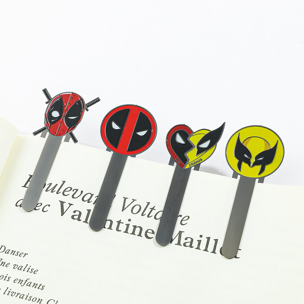 Deadpool and Wolverine Metal Bookmark