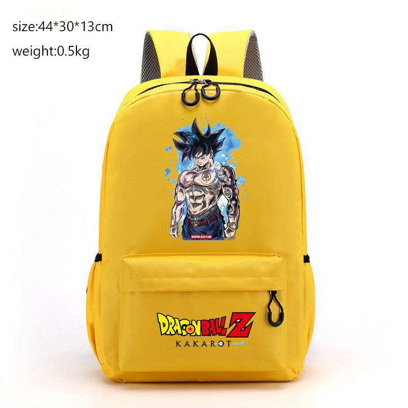 Goku Anime Zipper Backpack