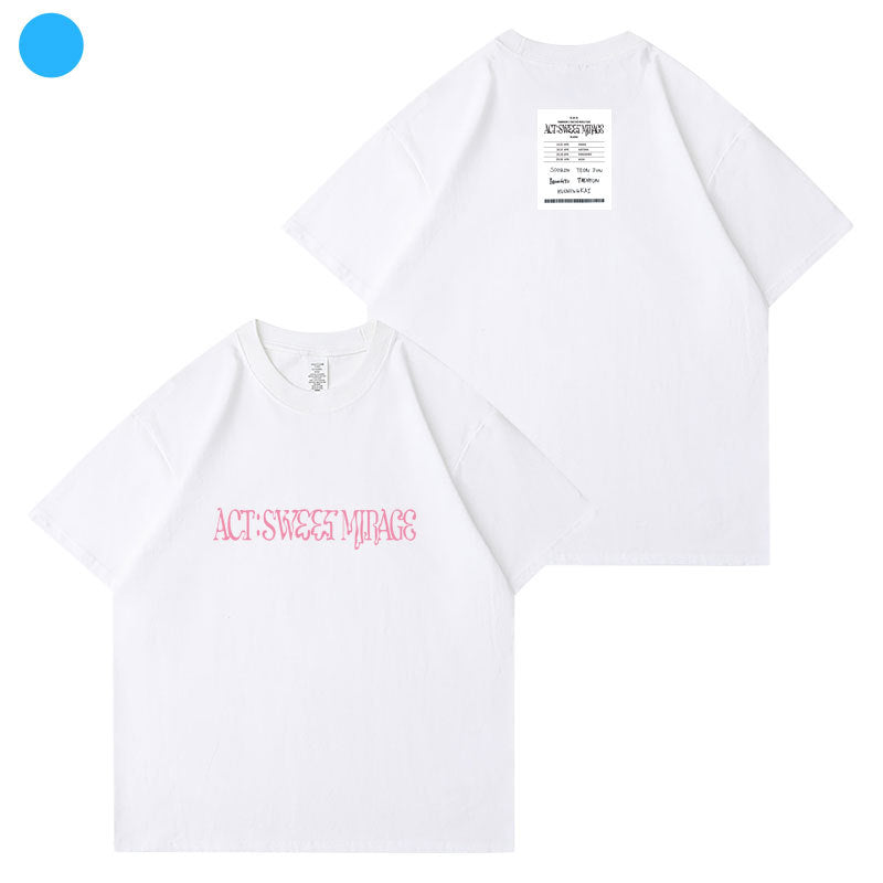 KPOP ActSweetMirage Tour Short-sleeved T-shirt