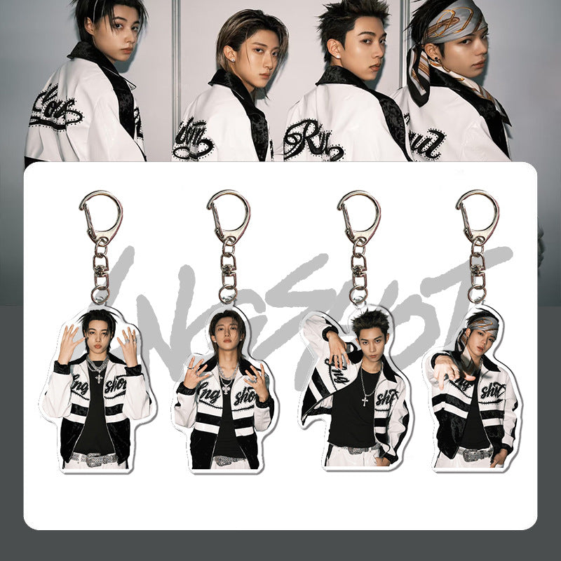 RYUL WOOJIN LOUIS OHYUL Acrylic Keychain Pendant