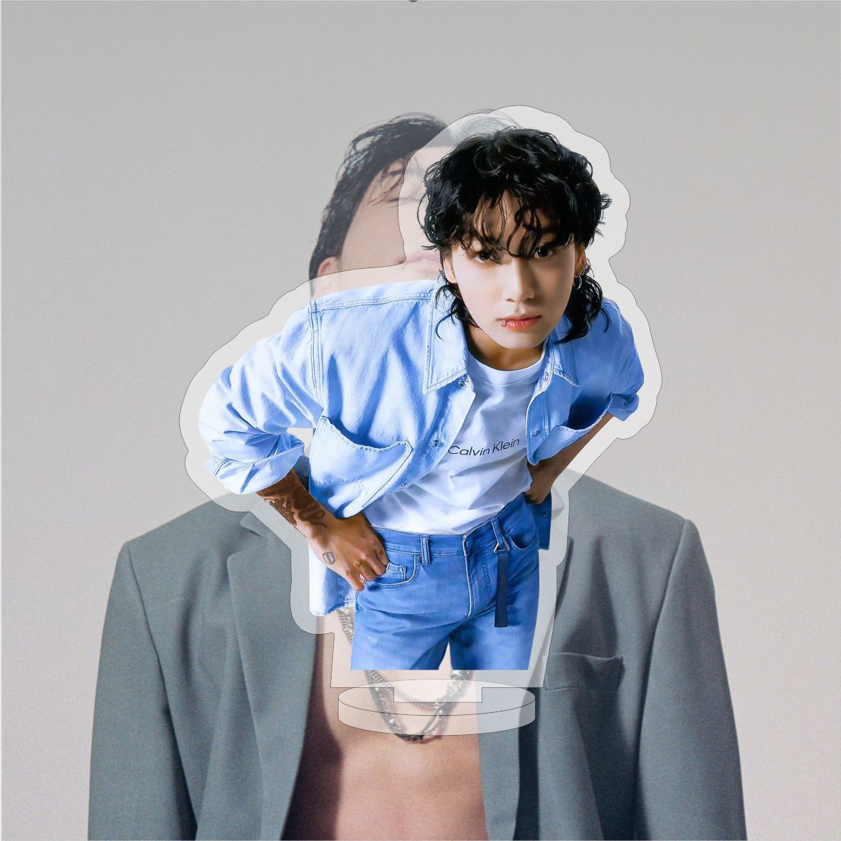 Jung Kook Acrylic Double-sided Standing Ornament